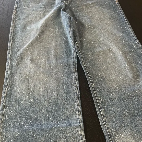 Good American Women's Good Ease Relaxed Wide-Leg Jeans | SZ 12 - Picture 6 of 7